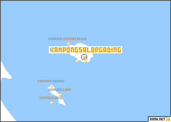 map of Kampong Salor Gading