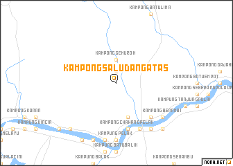 map of Kampong Saludang Atas