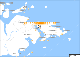 map of Kampong Samar Samar