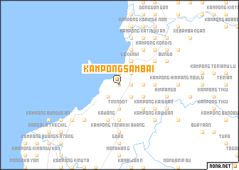 map of Kampong Sambai