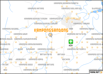 map of Kampong Sandong