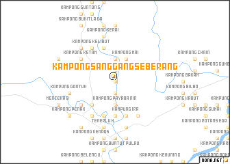 map of Kampong Sanggang Seberang