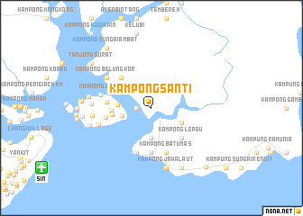 map of Kampong Santi