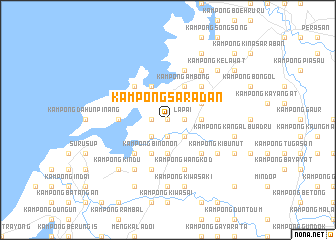 map of Kampong Saradan