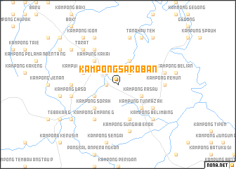 map of Kampong Saroban