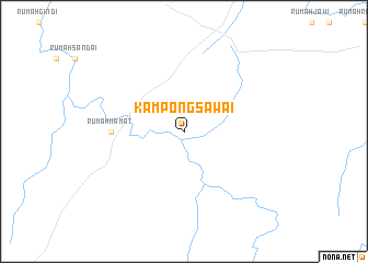 map of Kampong Sawai