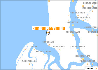 map of Kampong Sebakau