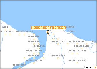 map of Kampong Sebangan