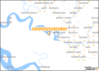 map of Kampong Sebemban