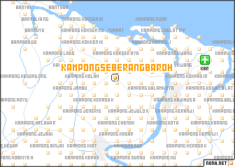 map of Kampong Seberang Baroh