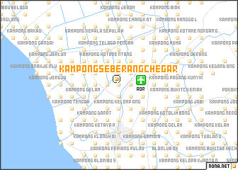 map of Kampong Seberang Chegar