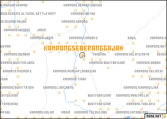 map of Kampong Seberang Gajah