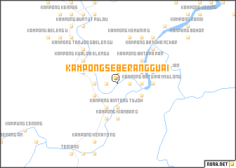 map of Kampong Seberang Guai