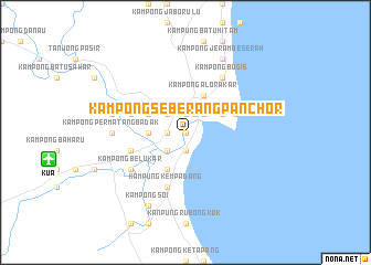 map of Kampong Seberang Panchor