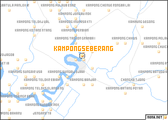 map of Kampong Seberang