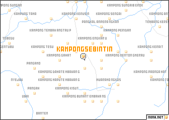 map of Kampong Sebintin