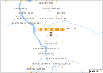 map of Kampong Sedik