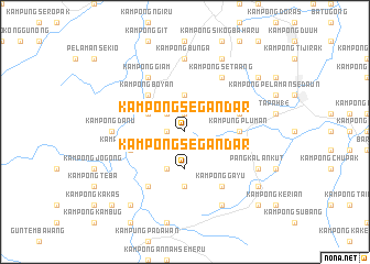 map of Kampong Segandar