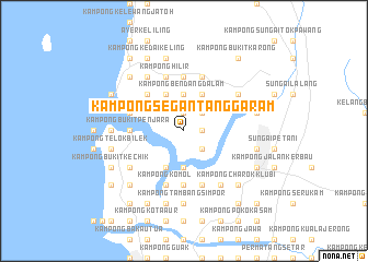 map of Kampong Segantang Garam