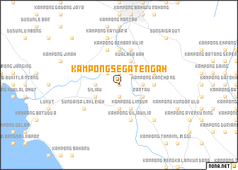 map of Kampong Sega Tengah