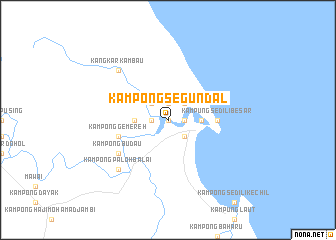 map of Kampong Segundal