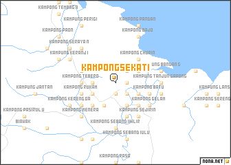 map of Kampong Sekati