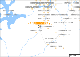 map of Kampong Sekayu