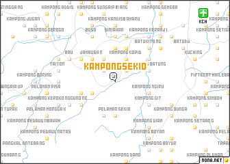 map of Kampong Sekio