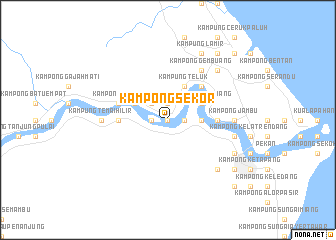 map of Kampong Sekor