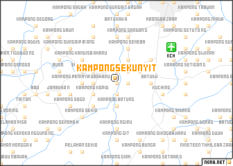 map of Kampong Sekunyit