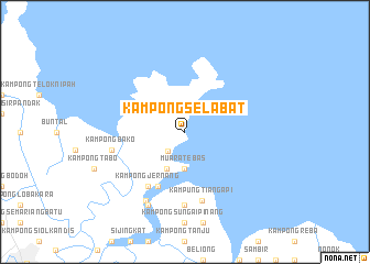 map of Kampong Selabat