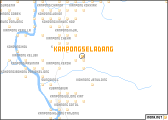 map of Kampong Seladang