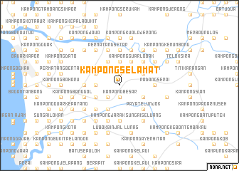 map of Kampong Selamat