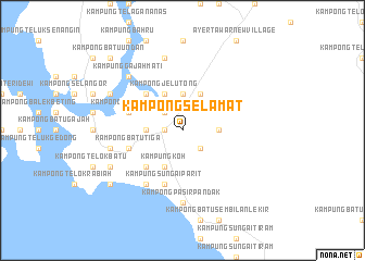 map of Kampong Selamat
