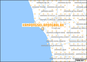 map of Kampong Selarong Balak