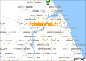map of Kampong Selat Beladau