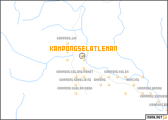 map of Kampong Selat Leman