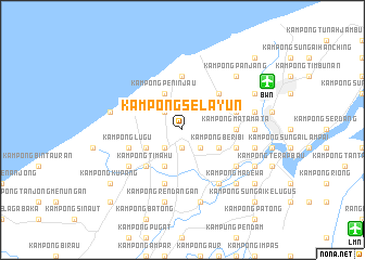 map of Kampong Selayun