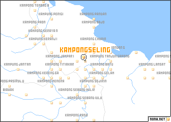 map of Kampong Seling