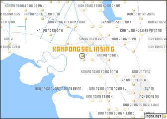 map of Kampong Selinsing