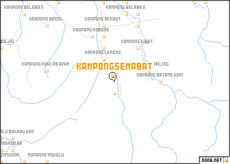 map of Kampong Semabat