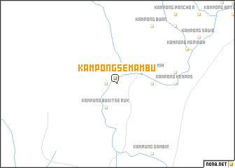 map of Kampong Semambu