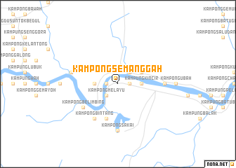 map of Kampong Semanggah