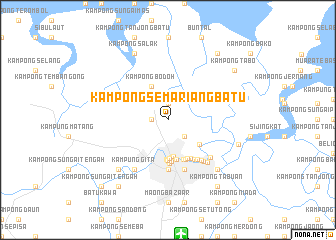 map of Kampong Semariang Batu