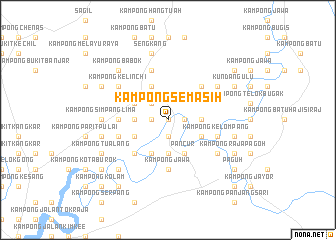 map of Kampong Semasih