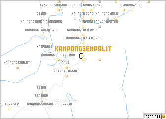 map of Kampong Sempalit