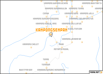 map of Kampong Sempam