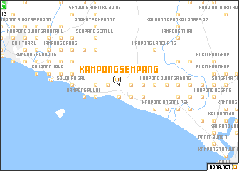 map of Kampong Sempang