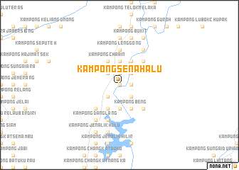 map of Kampong Sena Halu