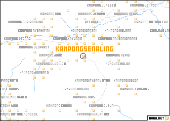 map of Kampong Senaling